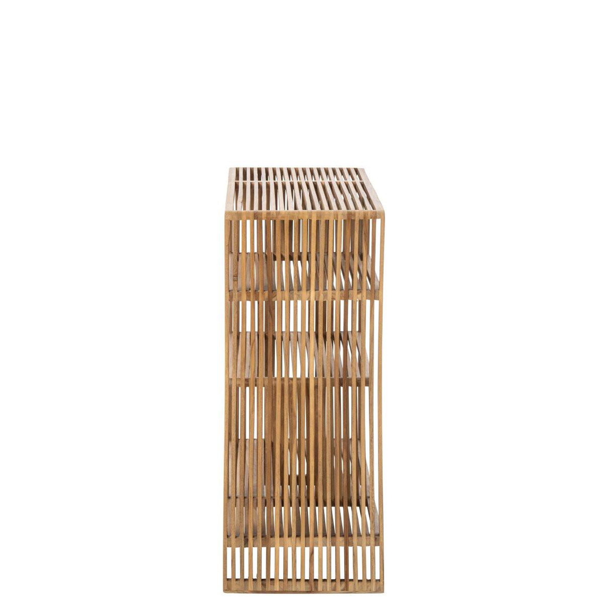 Voir la diapositive 4 : Paris Prix Étagère Design en Bois  Lars  85cm Naturel