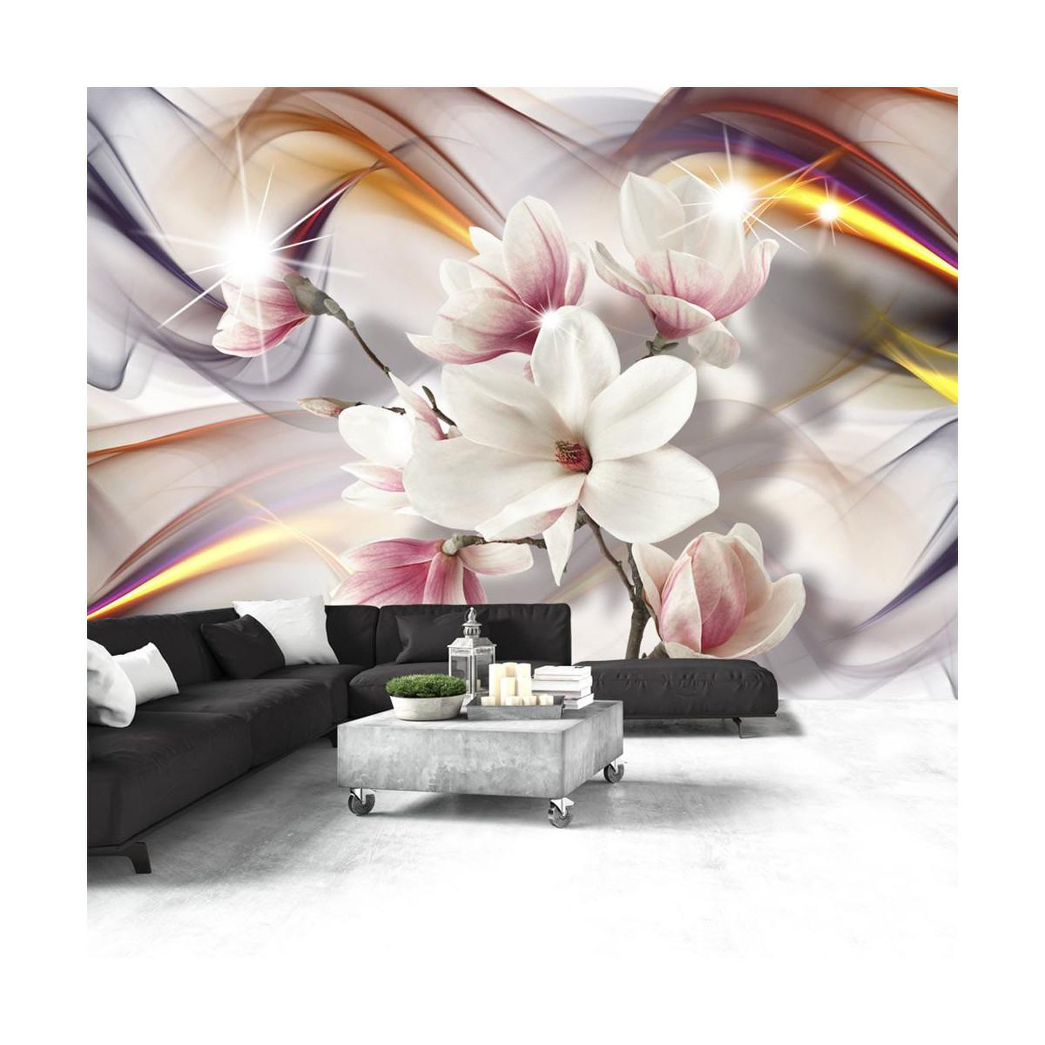 Voir la diapositive 1 : Paris Prix Papier Peint  Artistic Magnolias