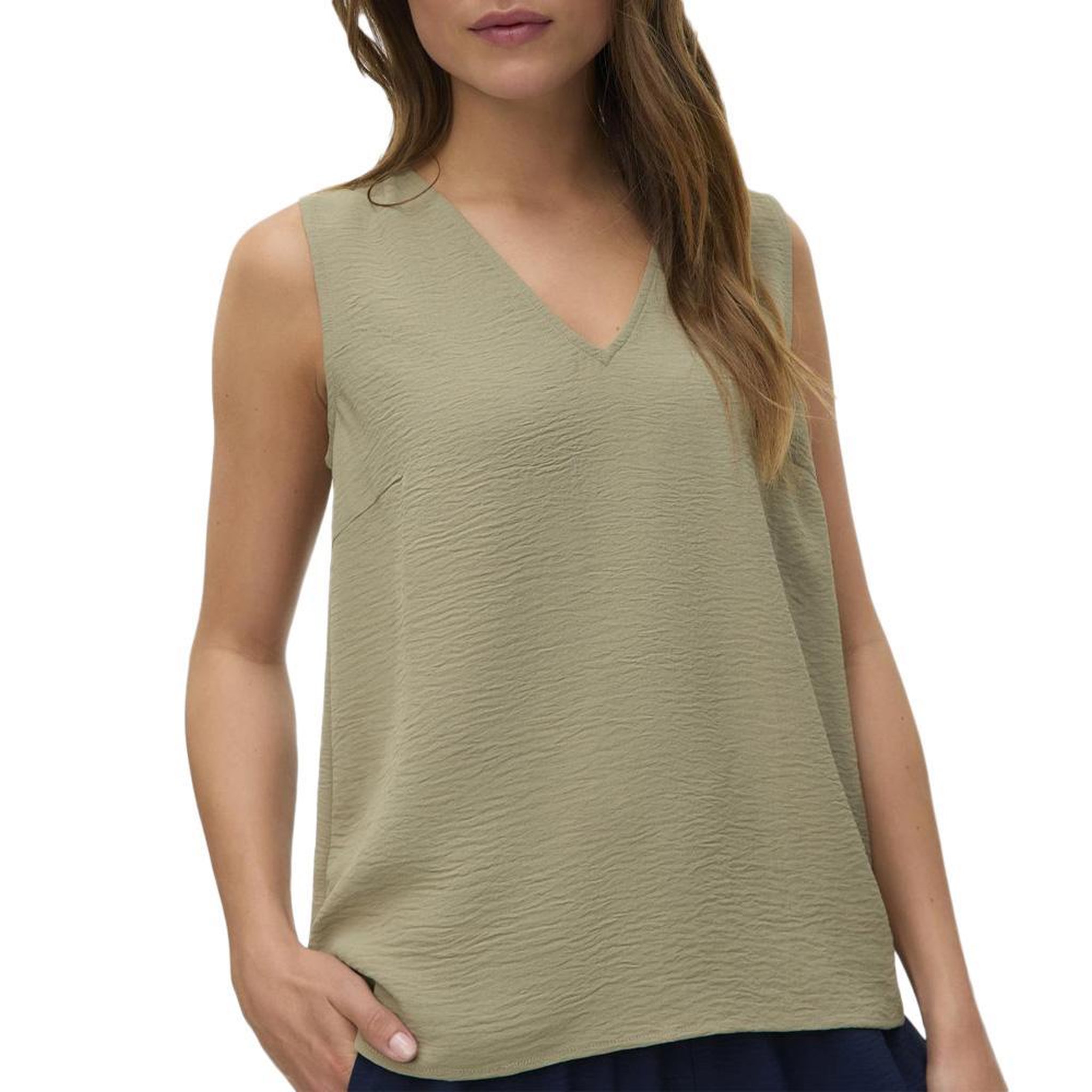 Vero Moda Top Kaki Femme Vero Moda Malva. Coloris disponibles : Vert
