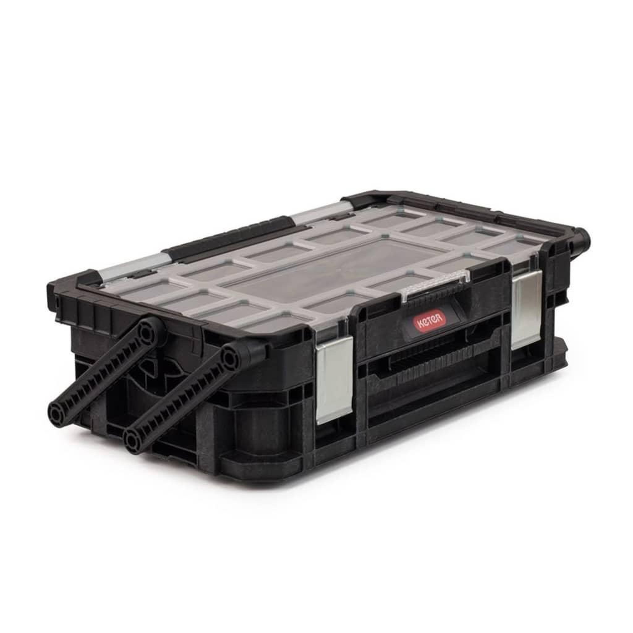 Voir la diapositive 2 : Keter Keter Mallette a outils cantilever Connect Noir