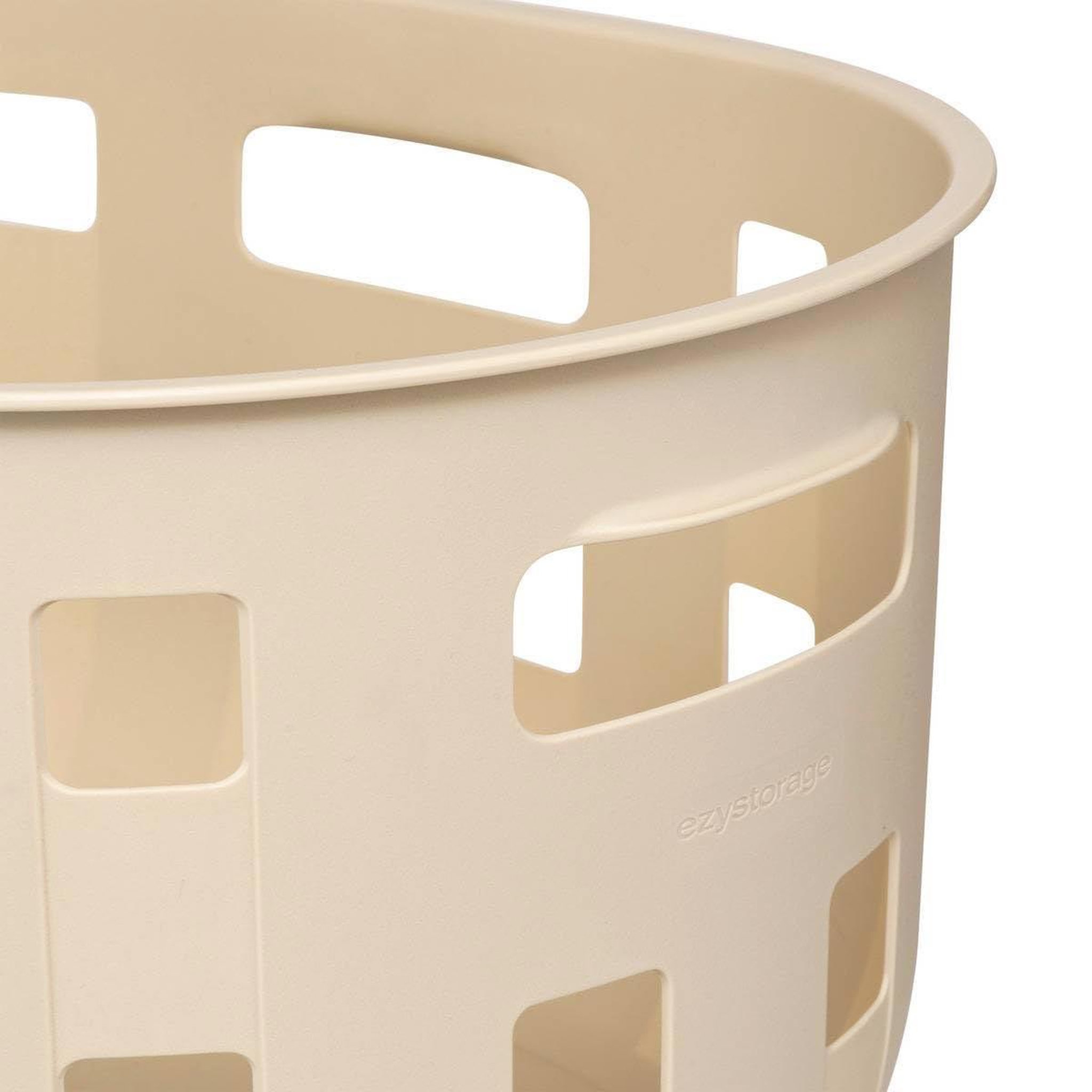 Voir la diapositive 2 : FIVE Corbeille à linge ajourée  harmony  50l beige