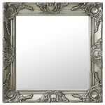 VIDAXL Miroir mural style baroque 50x50 cm Argente