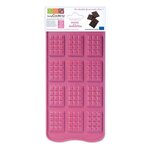 SCRAPCOOKING Moule en silicone pour 12 mini-tablettes de chocolat