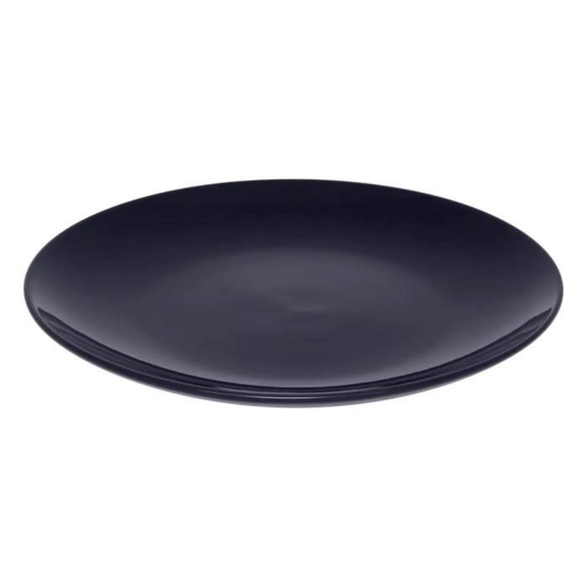 SECRET DE GOURMET Lot de 6 Assiettes Plates  Colorama  26cm Bleu