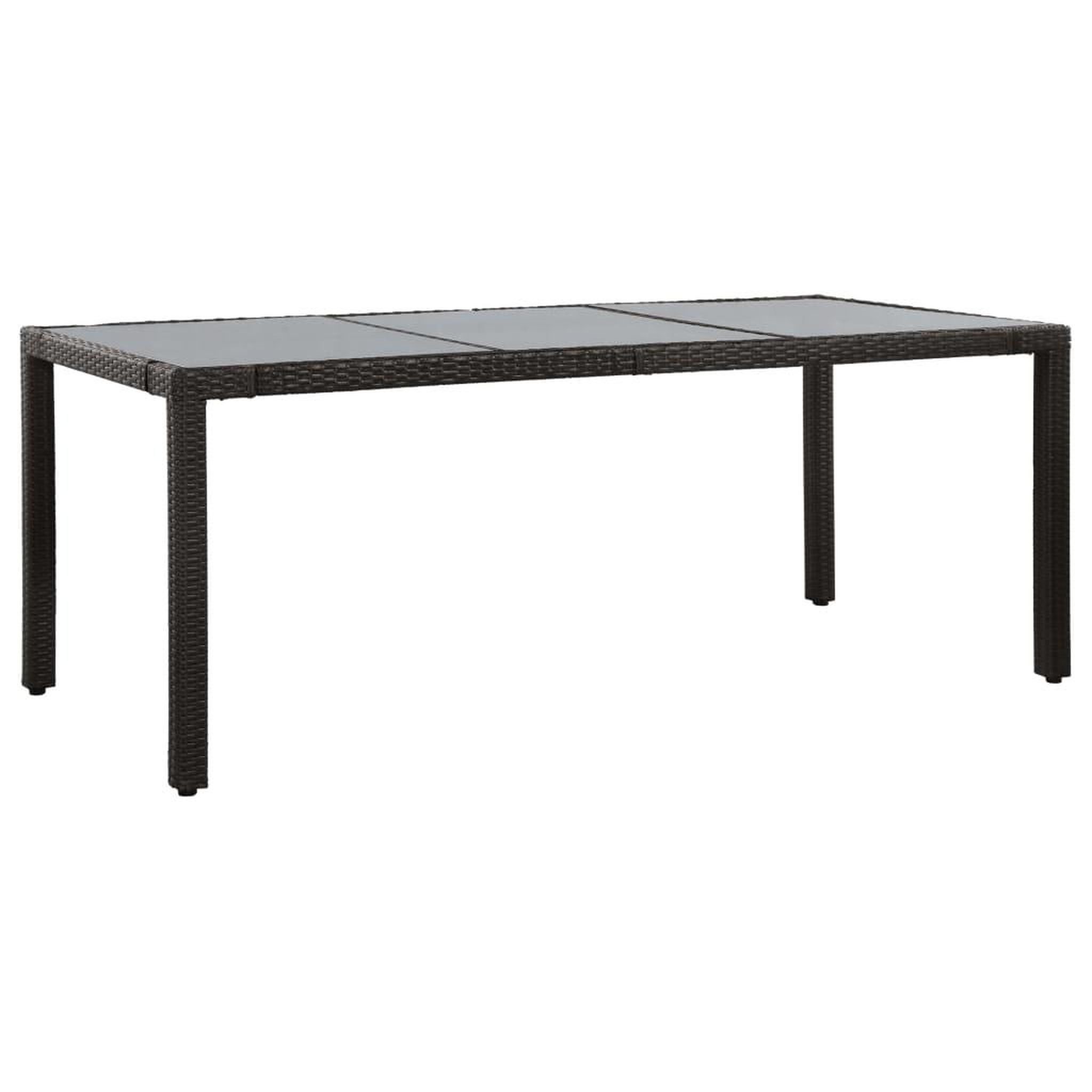 Voir la diapositive 2 : VIDAXL Ensemble a manger d'exterieur 9 pcs Resine tressee Noir