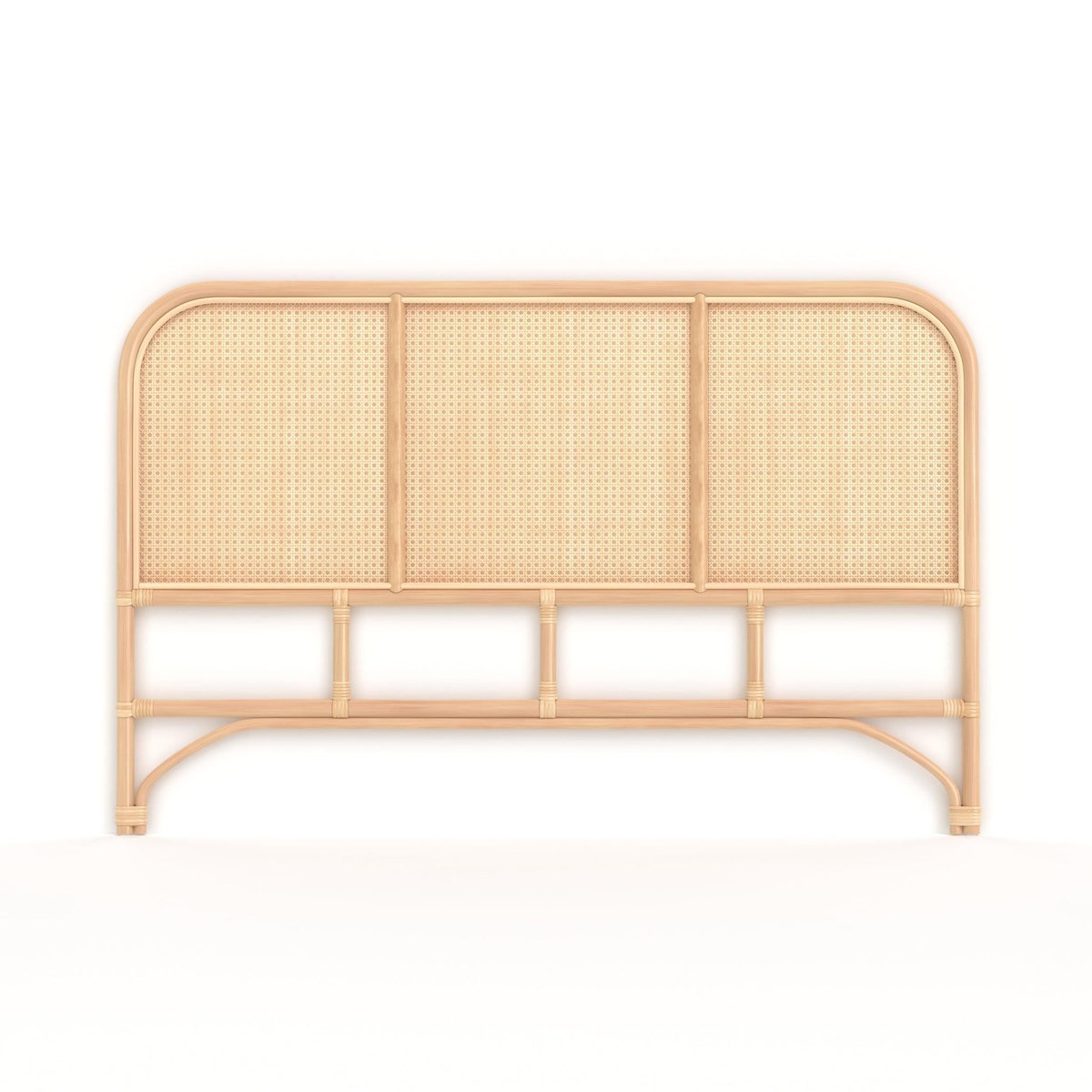 Rendez vous déco Tête de lit en rotin et cannage 140 cm-Naïra