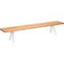 Voir la diapositive 8 : JARDILINE Table de jardin - 6/10 places - Aluminium/Bois - Blanc - SEYCHELLES