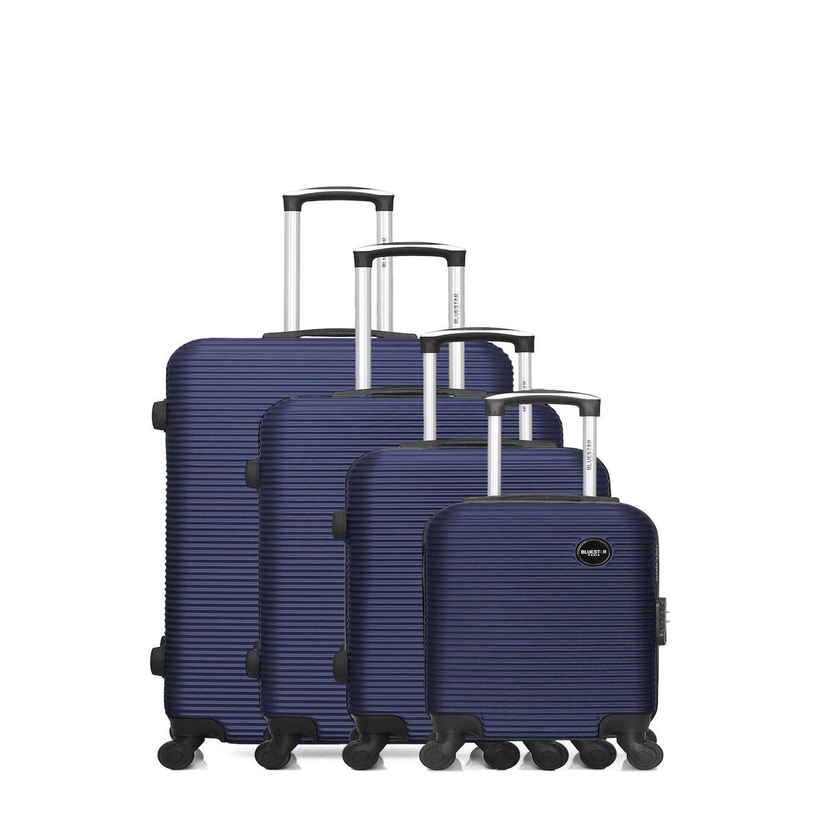 BLUESTAR BLUESTAR - Set de 4 Valises LONDON-M 75 cm 4 Roues