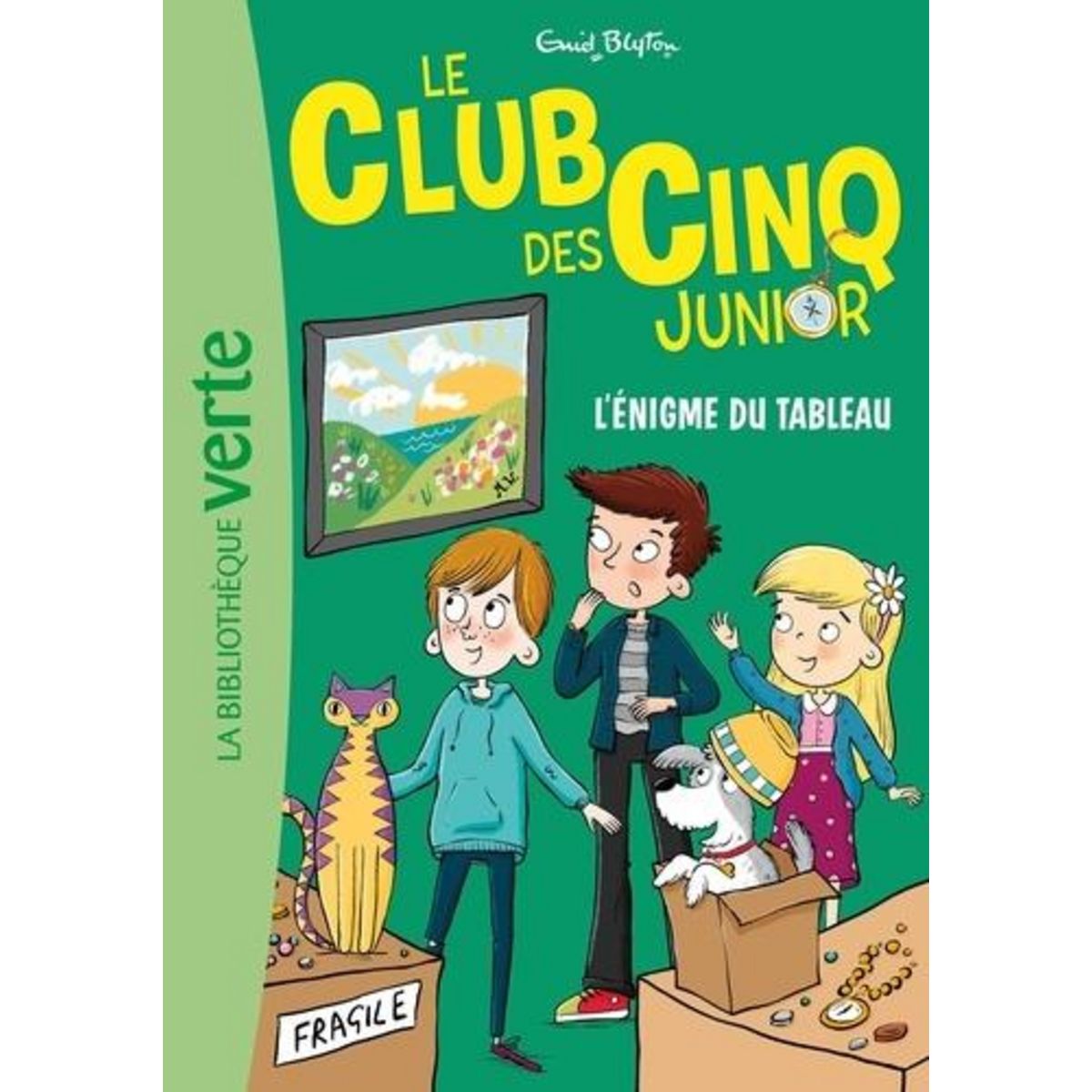 LE CLUB DES CINQ JUNIOR TOME 17 : L'ENIGME DU TABLEAU, Blyton Enid
