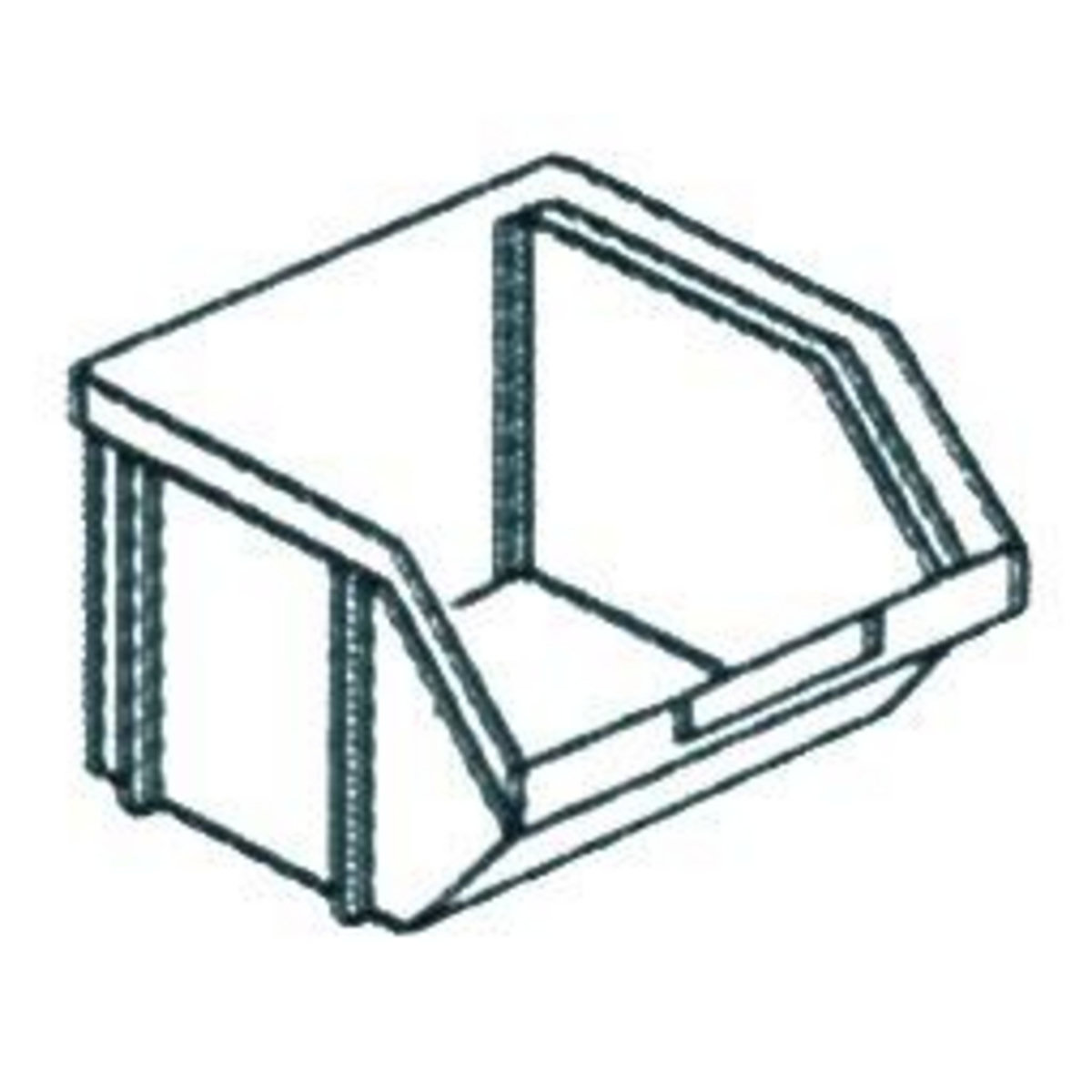 OUTIFRANCE Bac porte-objets pour panneau mural 90 x 100 x 50 mm