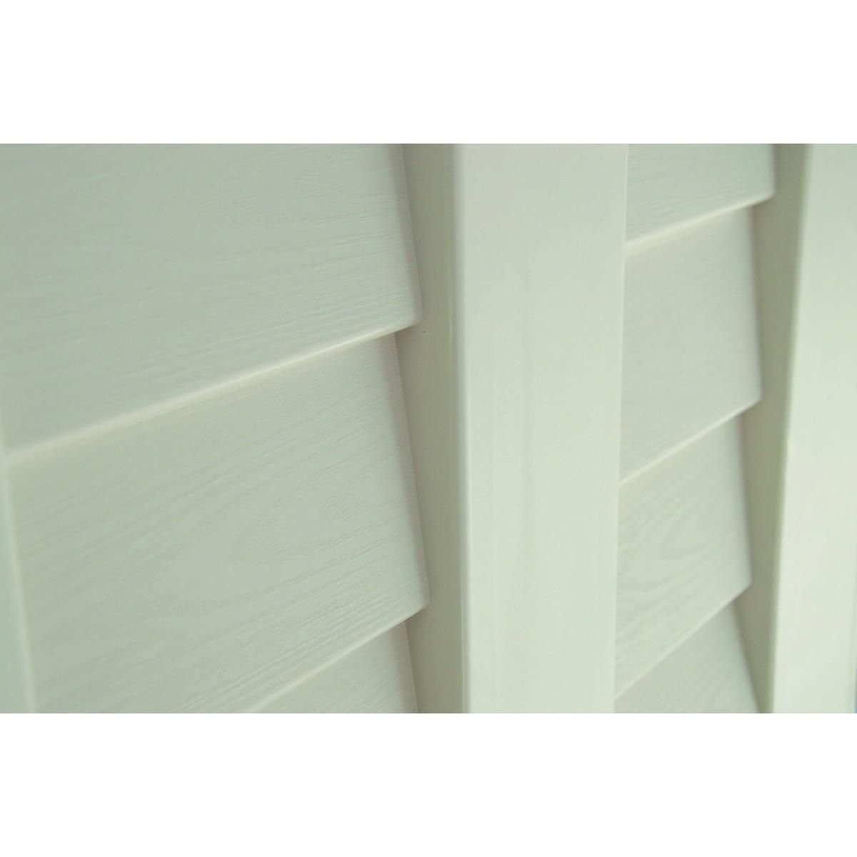 ART PLAST Abri de Jardin Extérieur 5500L Beige - Cabanon de jardin en Polypropylène 151x208x200 - Rangement Outils, Vélos, ARTPLAST