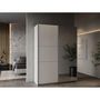 Voir la diapositive 6 : Armoire 2 portes coulissantes 1 miroir L150cm THIBAULT