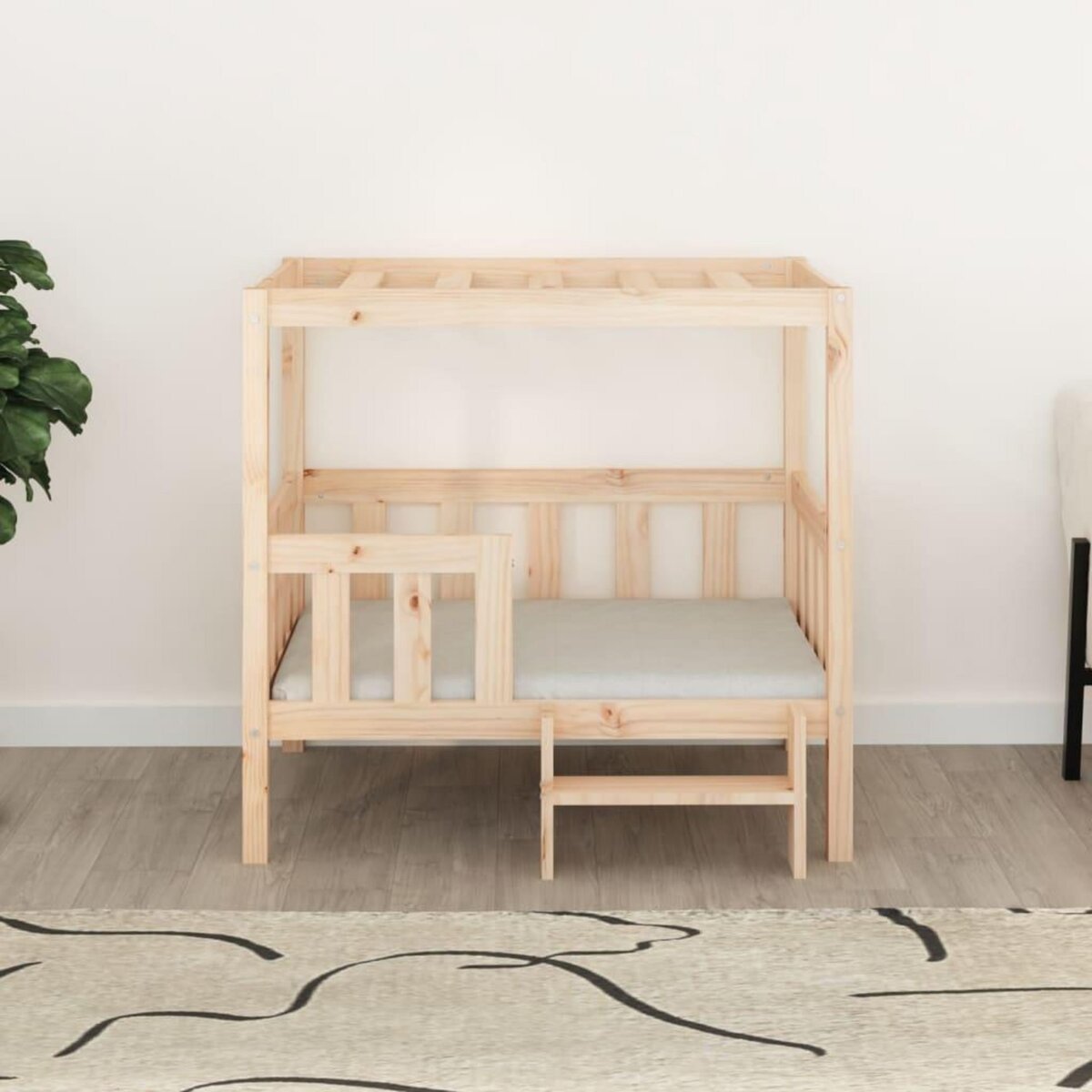 VIDAXL Lit pour chien 95,5x73,5x90 cm Bois de pin solide