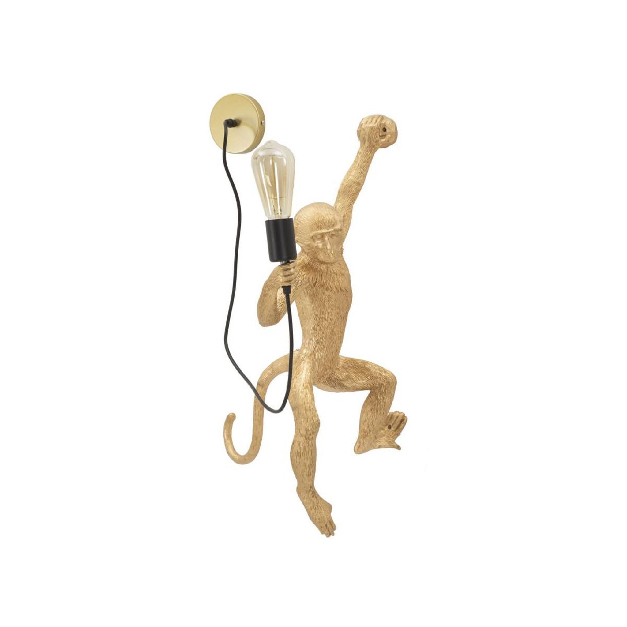 Paris Prix Lampe Murale Design  Singe  64cm Or