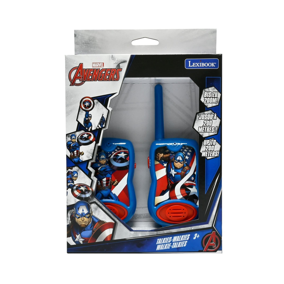 Lexibook Talkie-Walkies Avengers portée 100m