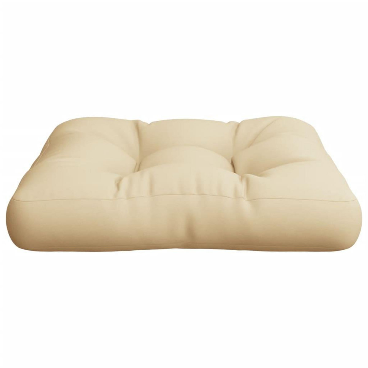 VIDAXL Coussin de palette beige 58x58x10 cm tissu