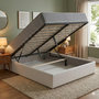 Voir la diapositive 1 : KING OF DREAMS Ensemble Lit Coffre et Matelas  Latex Accueil Moelleux