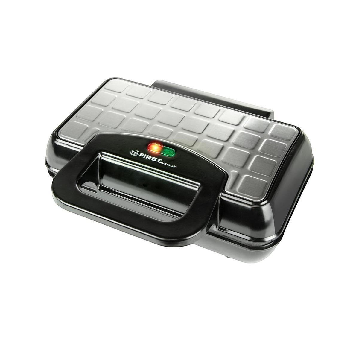 Mooviin First Gaufrier First Austria 5305-4 Argent 2 grands gaufres