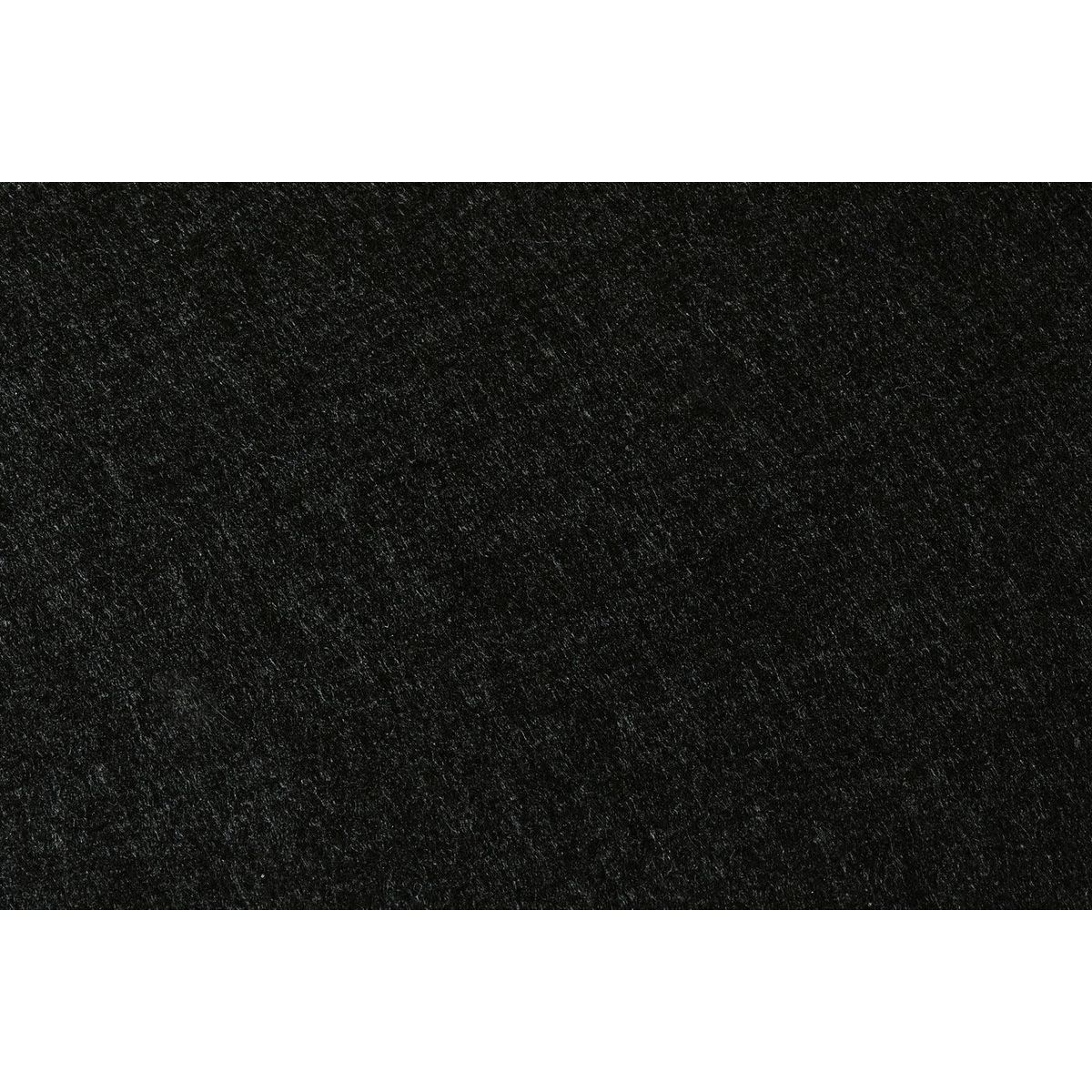 BJORN Set de table rectangulaire - 6 pièces - Feutre recyclé noir