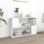 VIDAXL Bibliotheque Blanc 100x24x63 cm Bois d'ingenierie