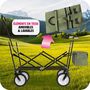 Voir la diapositive 4 : tectake Chariot de jardin et de transport pliable avec toit vert