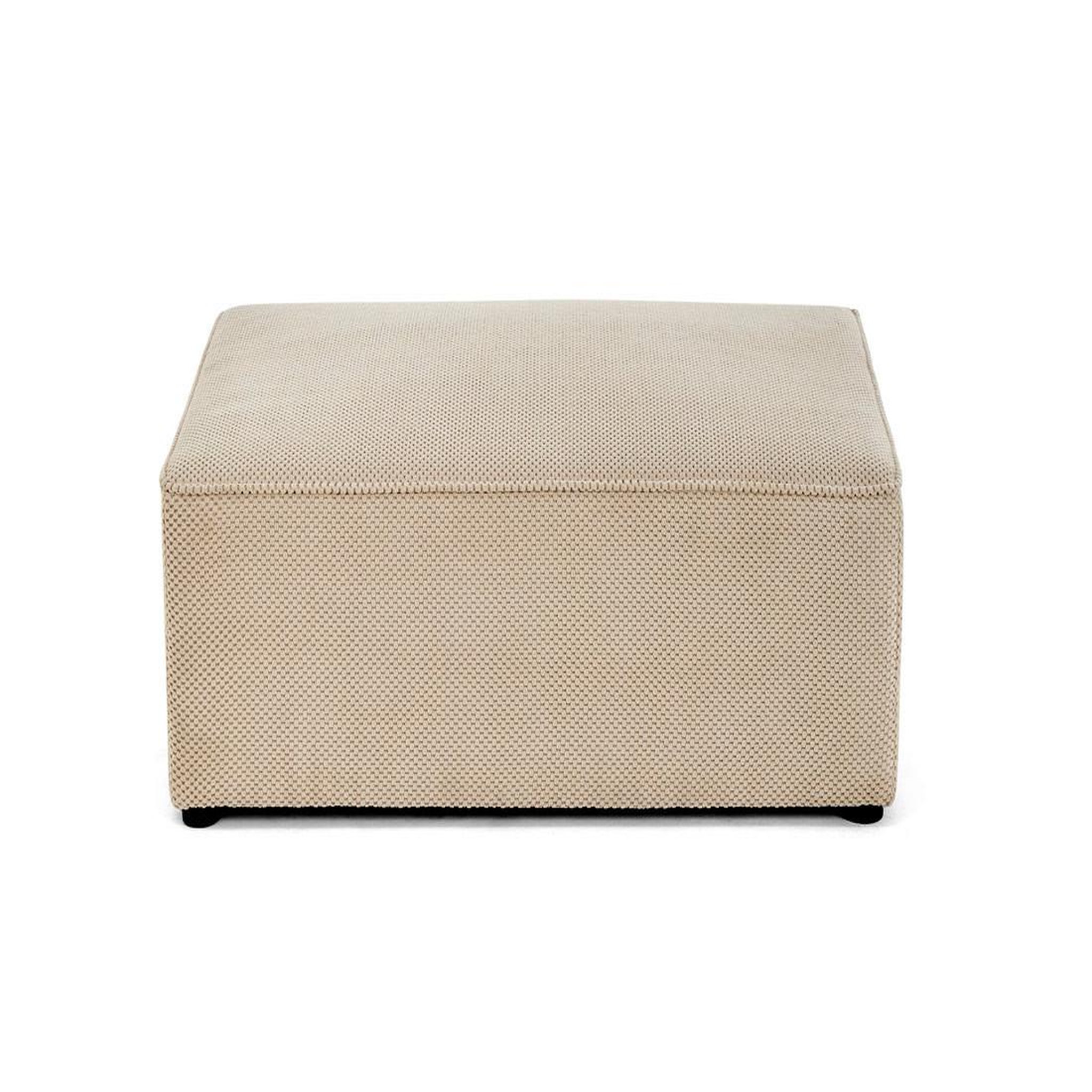 Voir la diapositive 1 : BEST MOBILIER Topaze - pouf - en velours texturé
