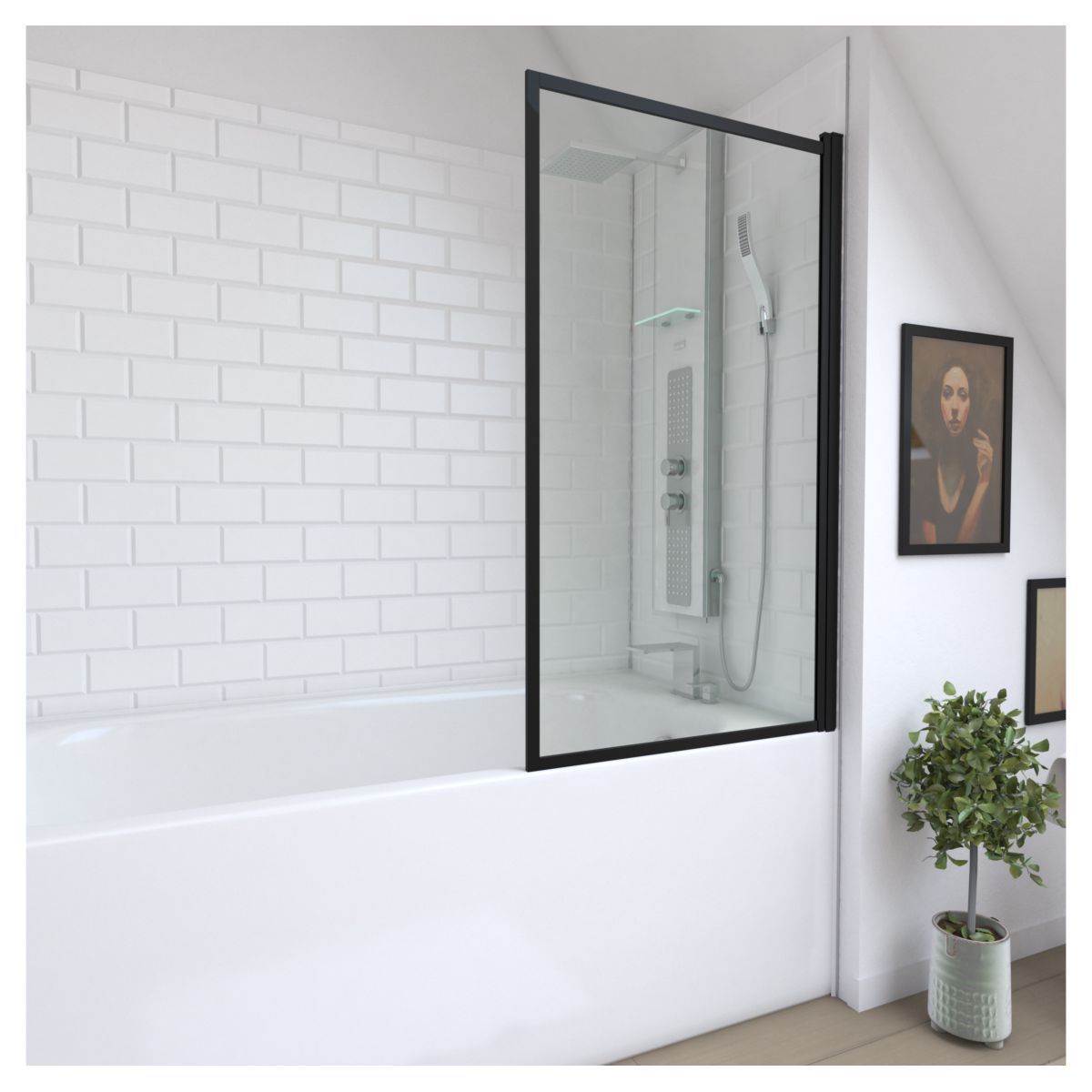 Pare baignoire DARK EDGE 