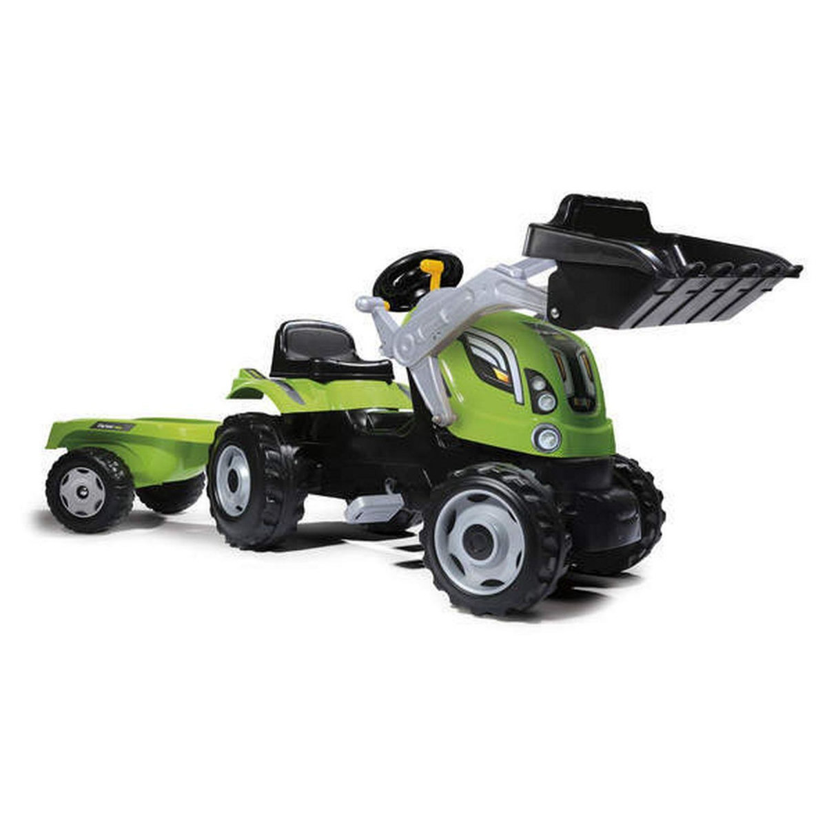 SMOBY Tracteur Farmer Max avec remorque