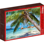 ALIZE Puzzle 1000 pièces Plage tropicale – Paysage exotique – Adulte – Alizé
