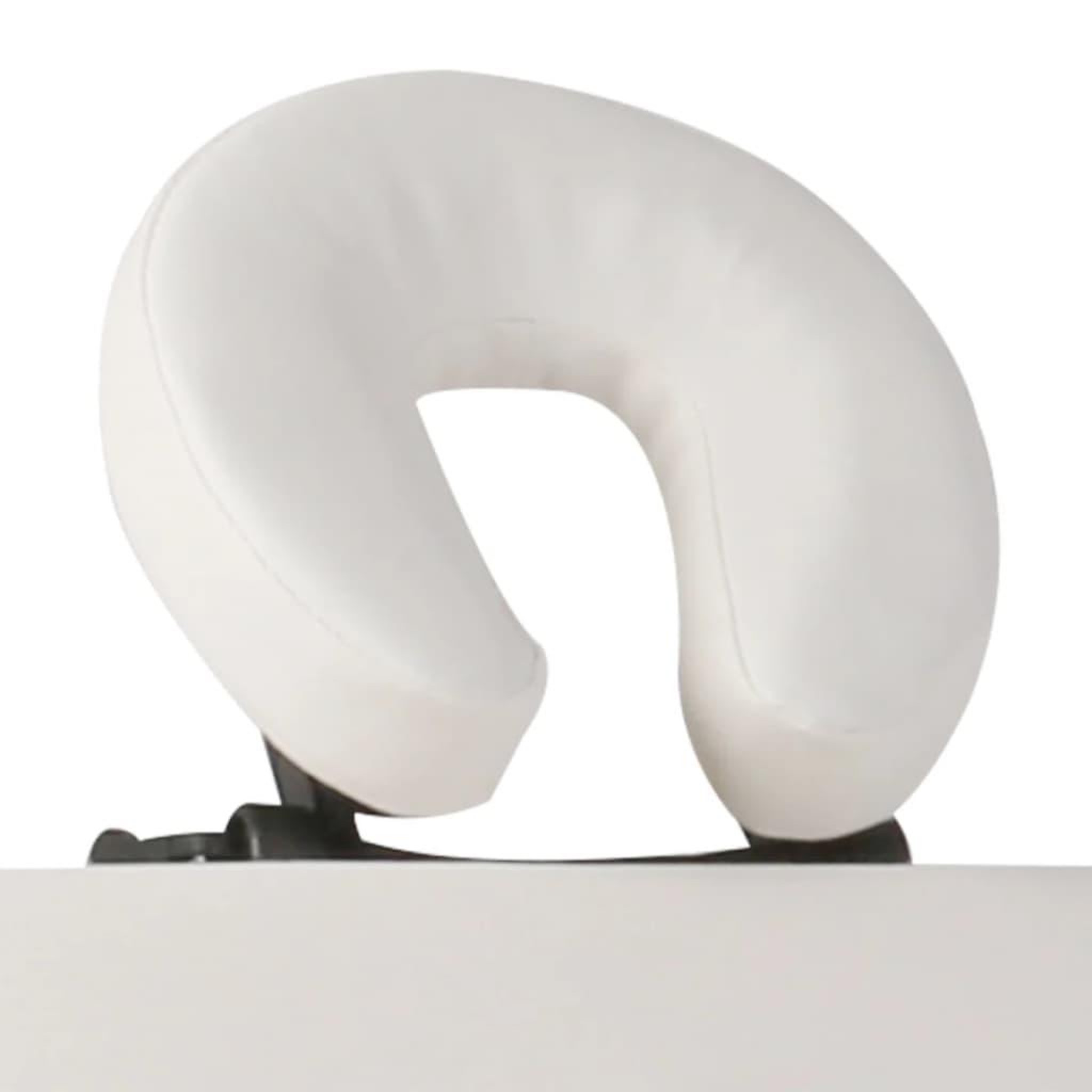 Voir la diapositive 4 : VIDAXL Table de massage pliable Blanc creme 4 zones avec cadre en bois