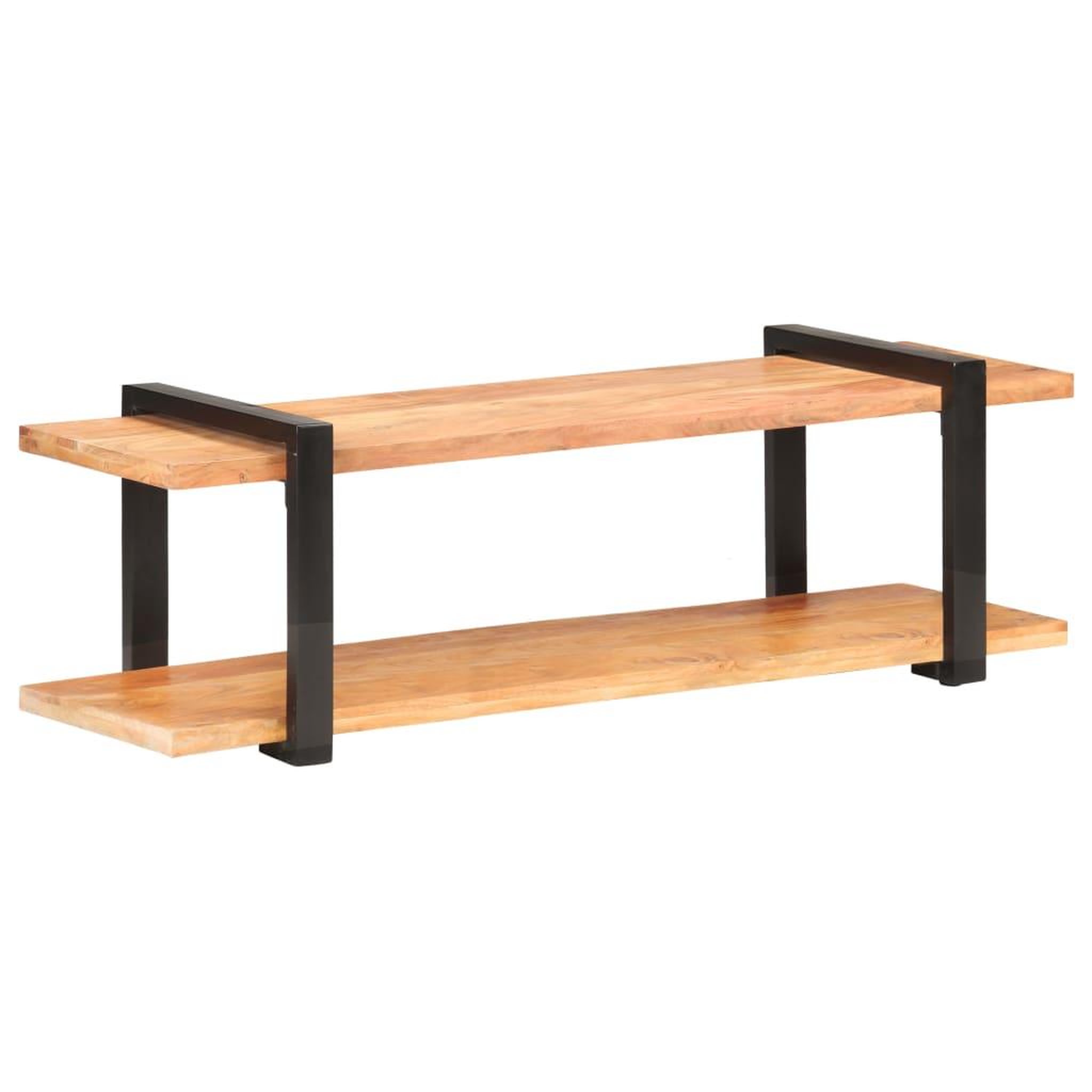 Voir la diapositive 1 : VIDAXL Meuble TV 130x40x40 cm Bois d'acacia solide