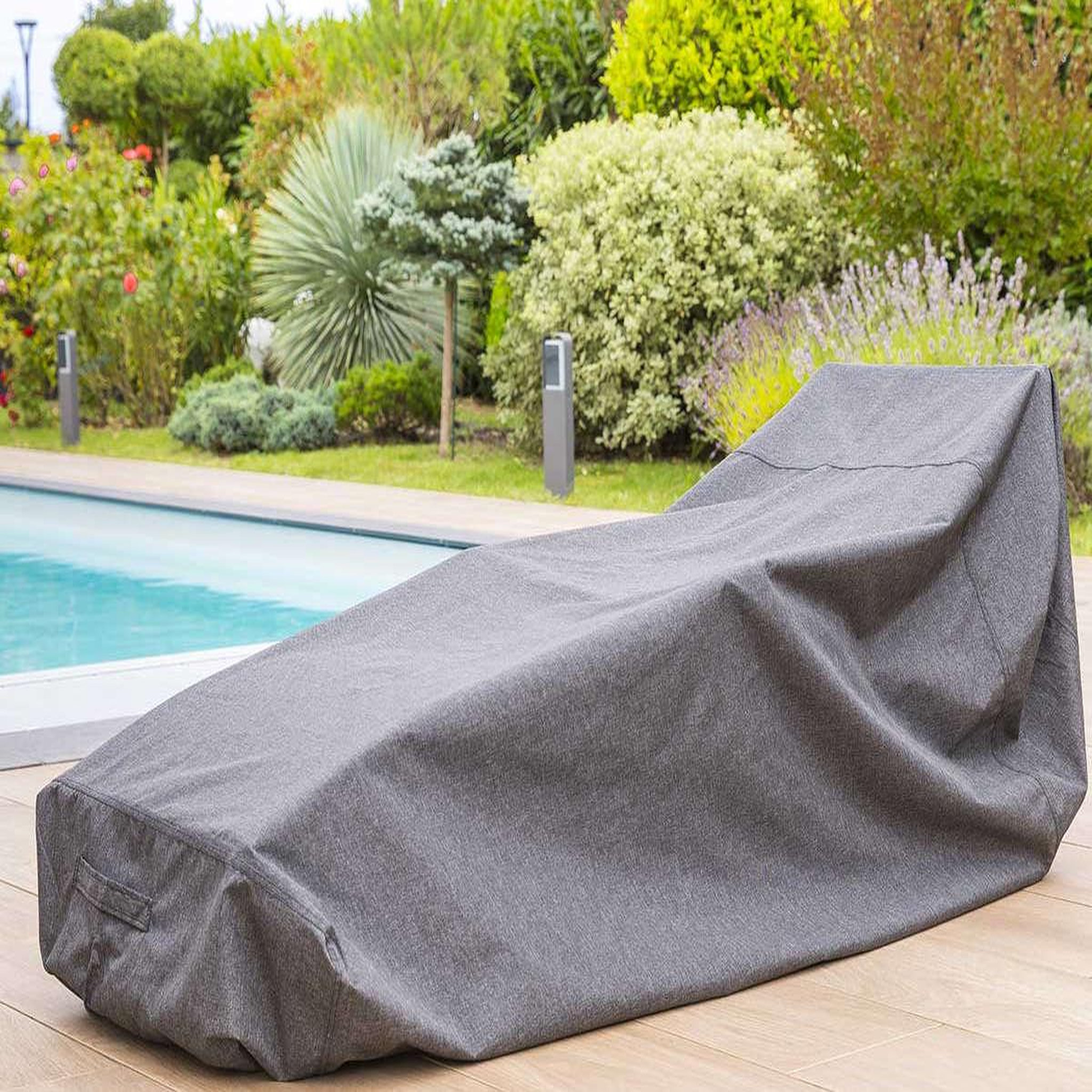 HESPERIDE Housse pour transat hambo gris - 235 x 90 x 60 cm - hespéride