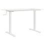 Voir la diapositive 4 : VIDAXL Cadre de bureau debout blanc (94-135)x60x(70-114) cm acier