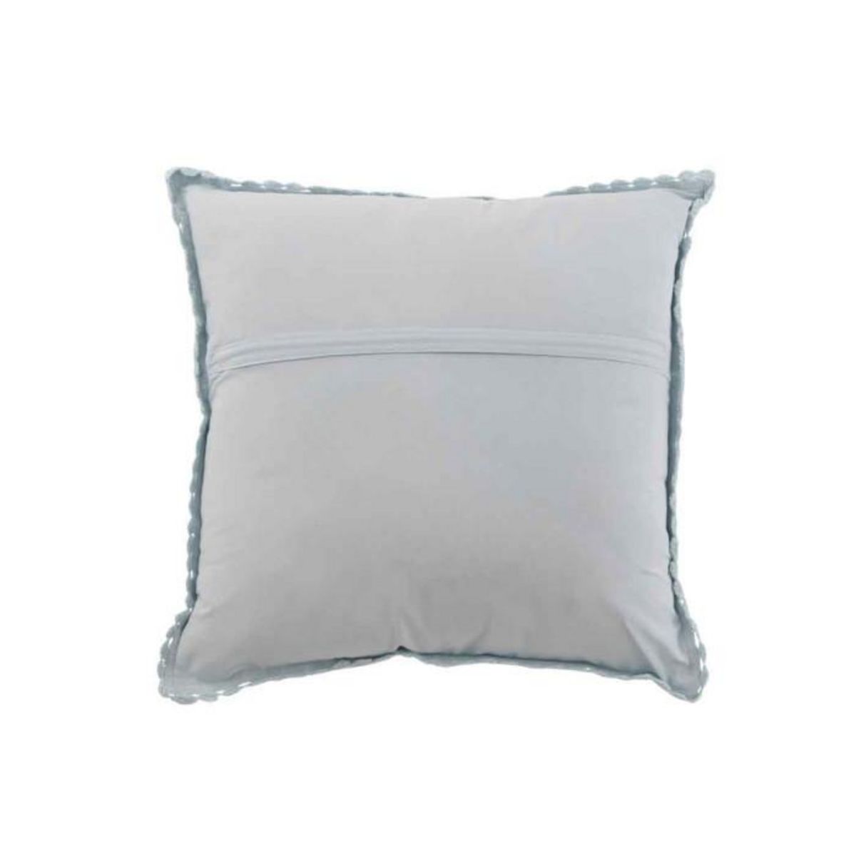 Paris Prix Coussin Déco  Dentelle  45x45cm Bleu