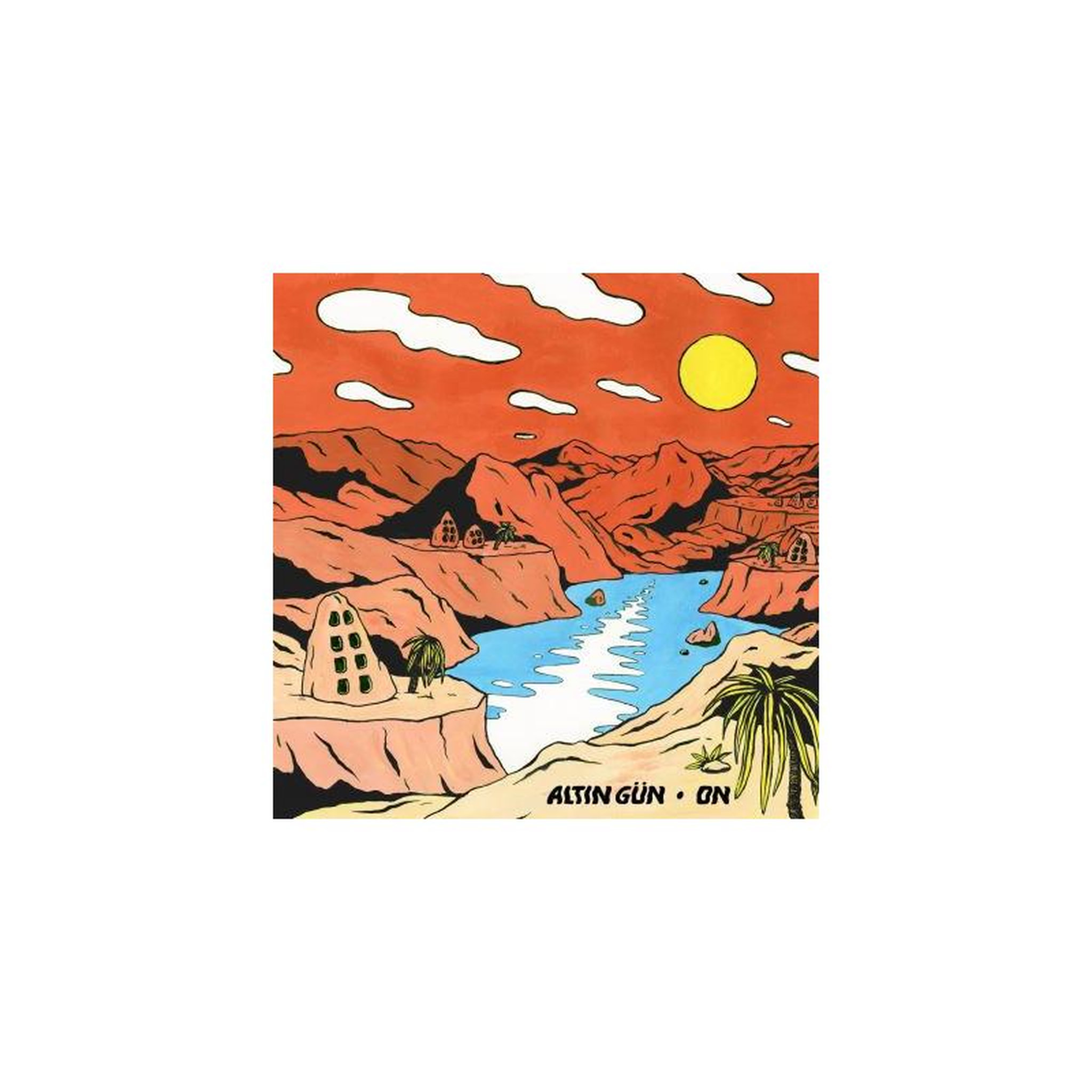 Vinyl lp 33 tours 30 cm altın gün - on, 1 disque, rock anatolien inspiré des classiques turcs des