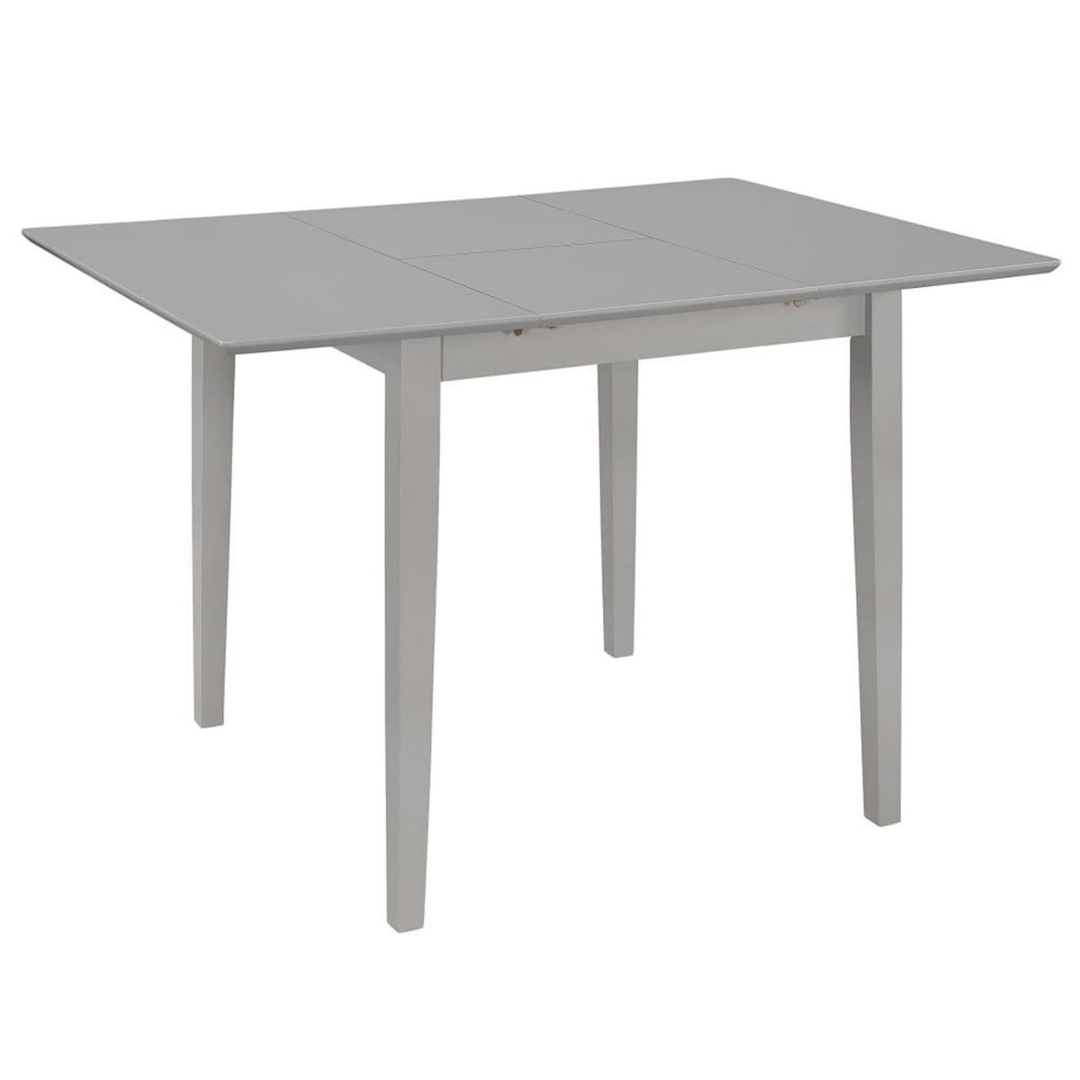 VIDAXL Table a dîner extensible Gris (80-120) x 80 x 74 cm MDF