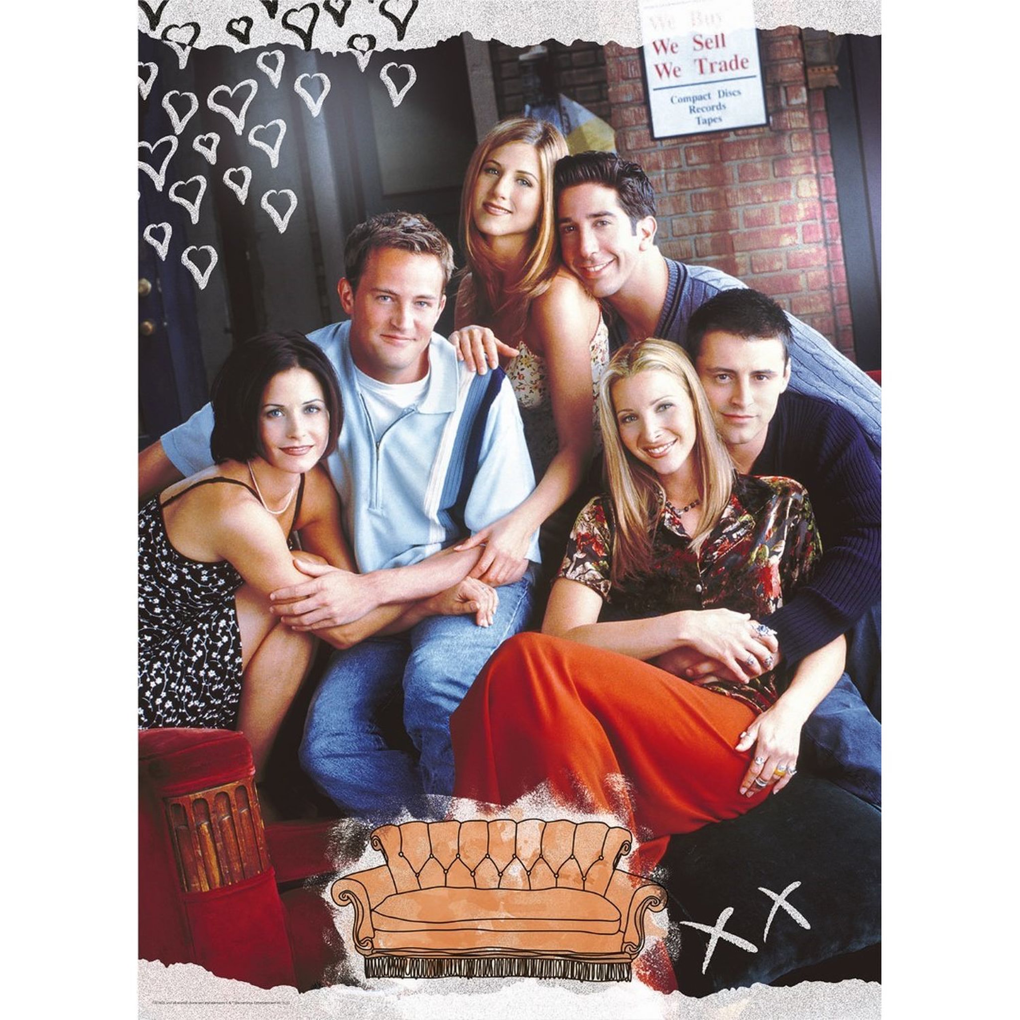 Voir la diapositive 2 : CLEMENTONI Puzzle 1000 pièces Friends 