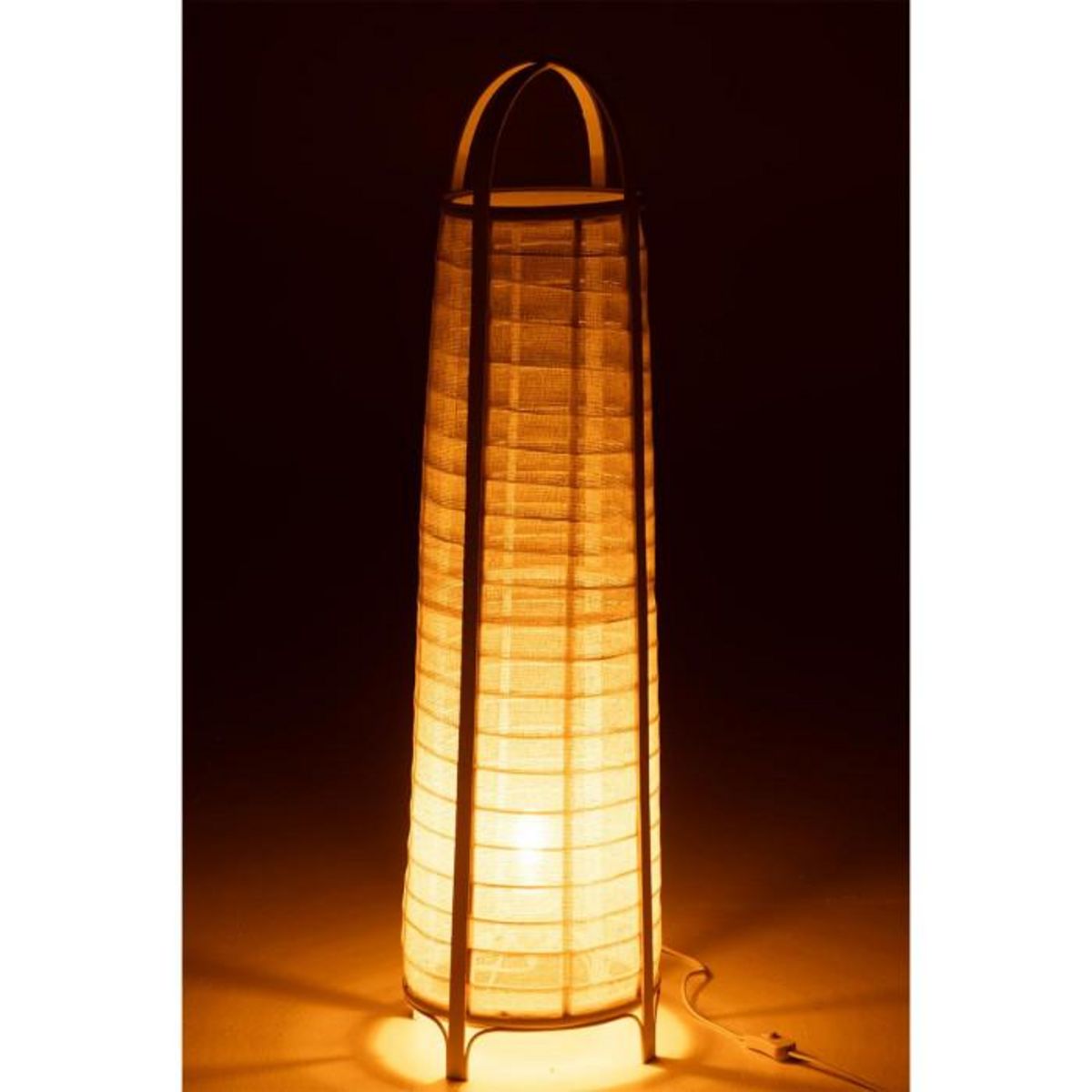 Paris Prix Lampadaire en Bambou  Don  100cm Blanc