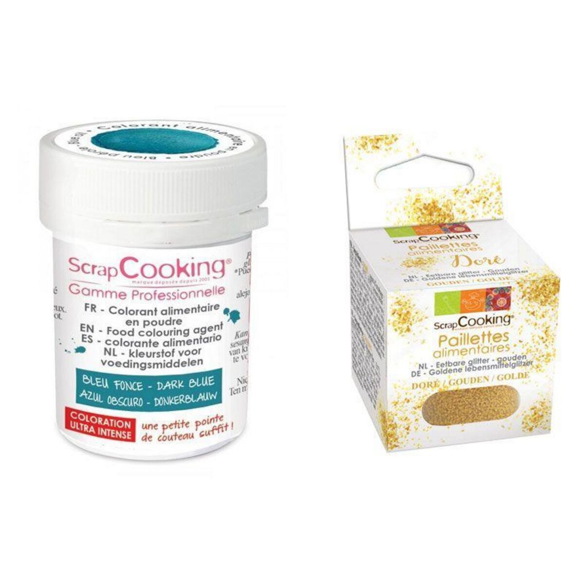 ScrapCooking Colorant Alimentaire Artificiel Poudre Blanc