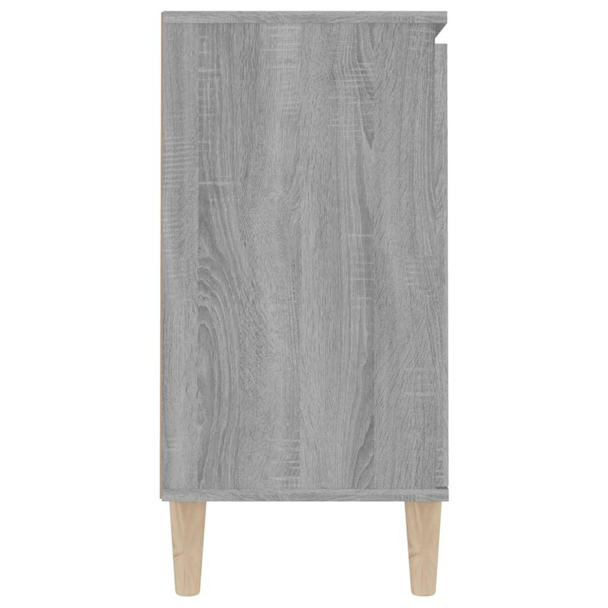 Voir la diapositive 5 : VIDAXL Buffet Sonoma gris 101x35x70 cm Bois d'ingenierie