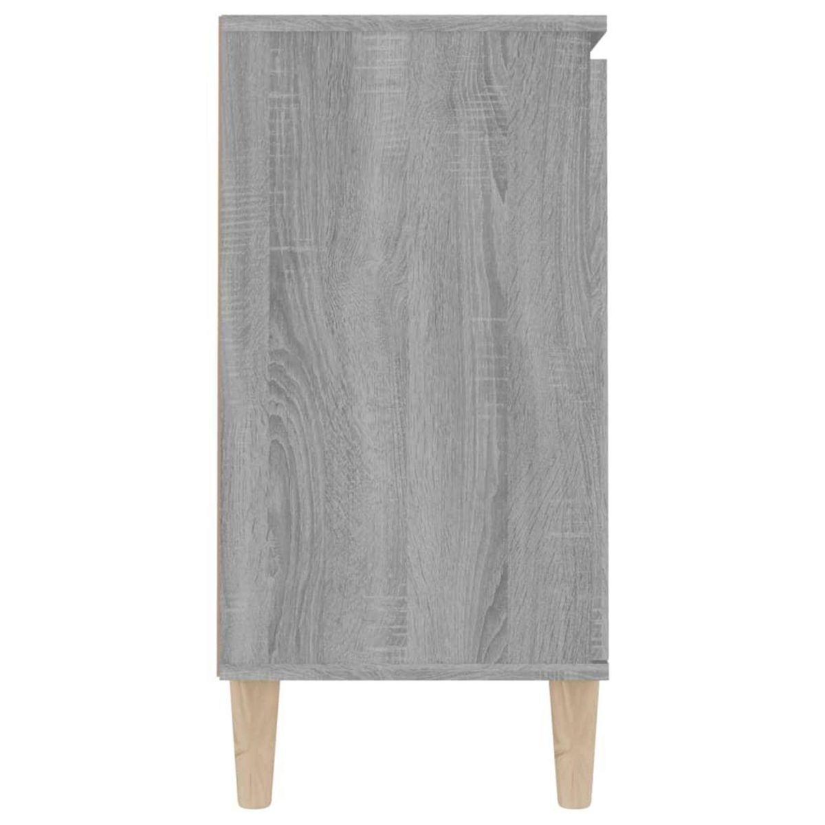 VIDAXL Buffet Sonoma gris 101x35x70 cm Bois d'ingenierie