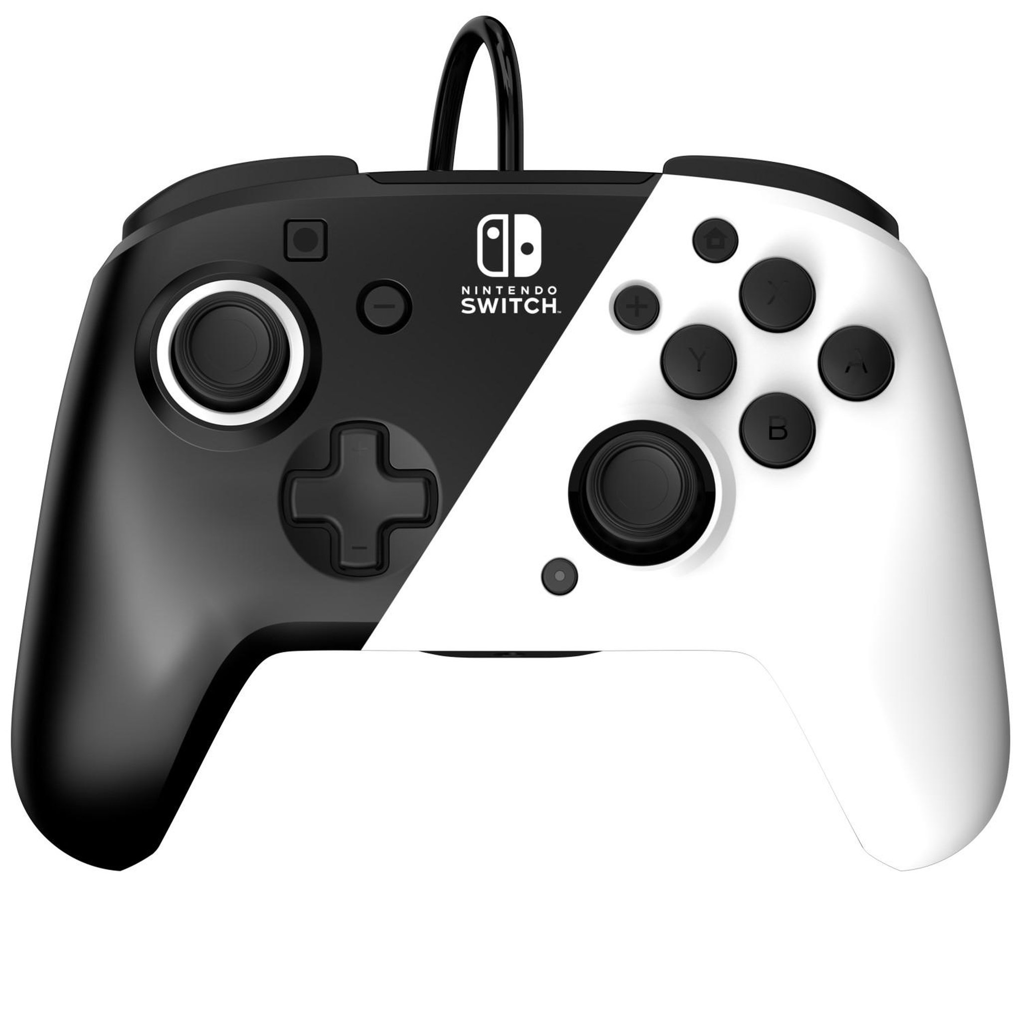 Voir la diapositive 2 : PDP Manette filaire Pdp Faceoff Deluxe Noir et blanc pour Nintendo Switch