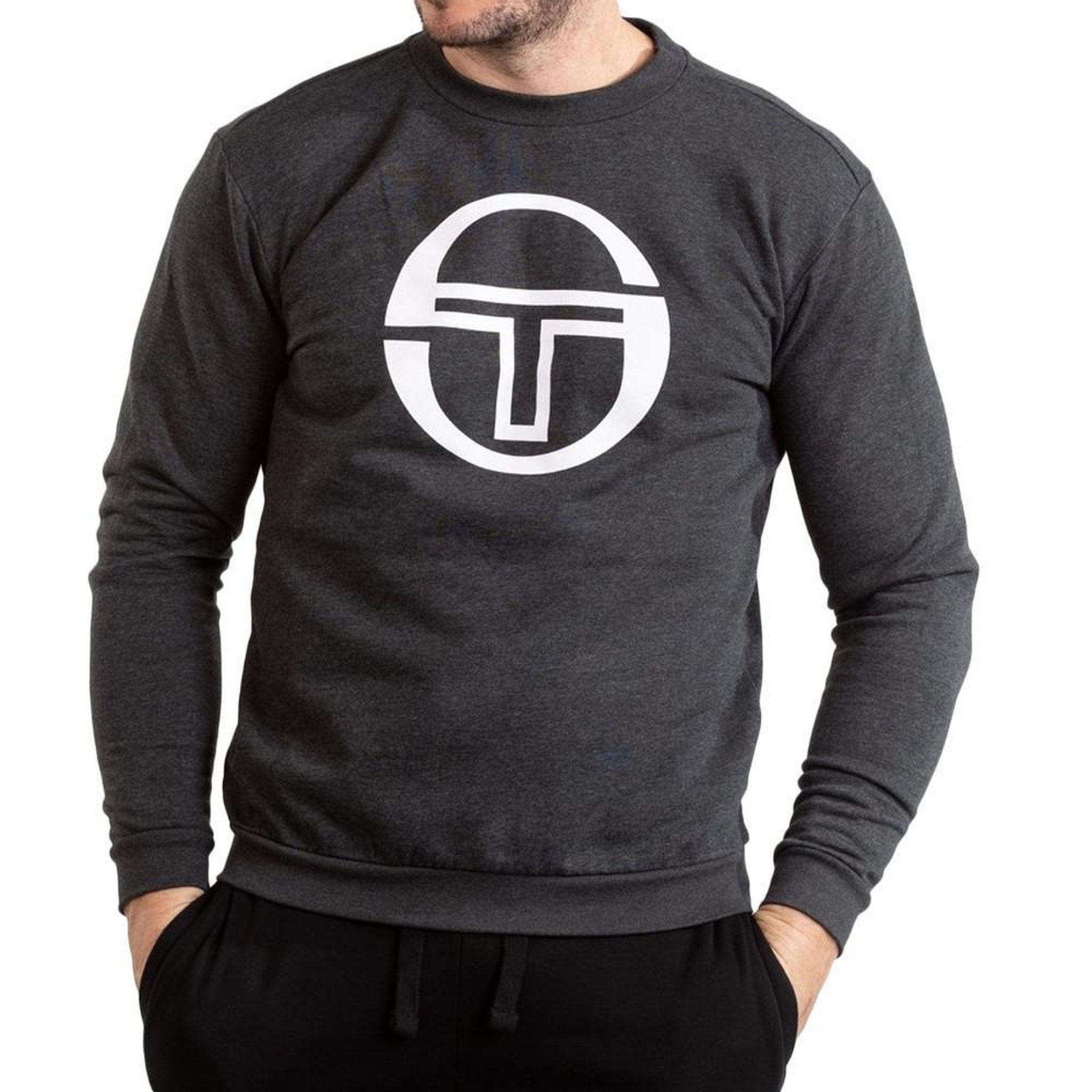 Voir la diapositive 1 : SERGIO TACCHINI Sweat  foncé Homme Sergio Tacchini Crew Stadium