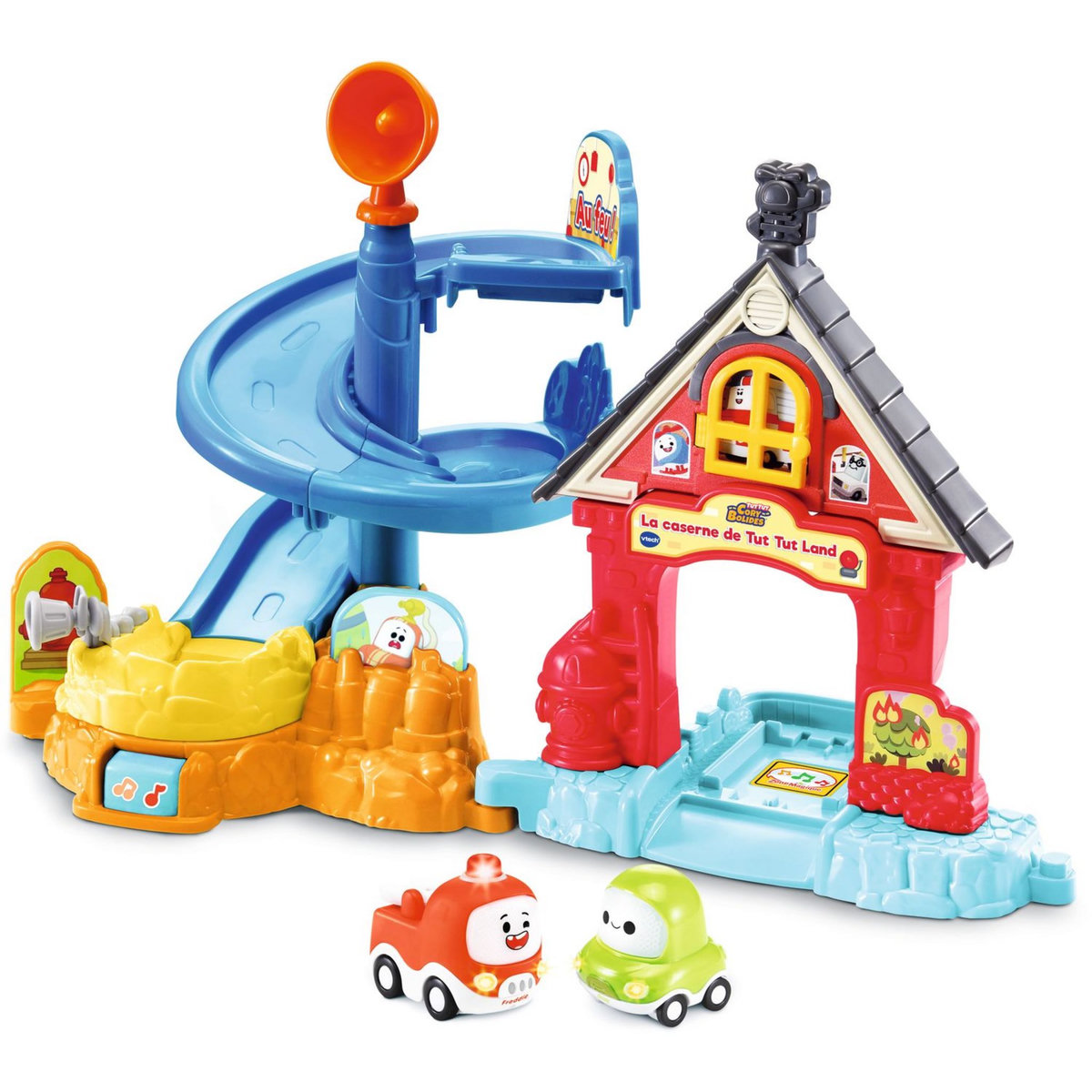 VTECH Caserne de Tut Tut Land + Freddie et Chrissy - Tut Tut Cory Bolides 