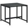 Voir la diapositive 5 : VIDAXL Ensemble a manger de jardin 9 pcs noir textilene