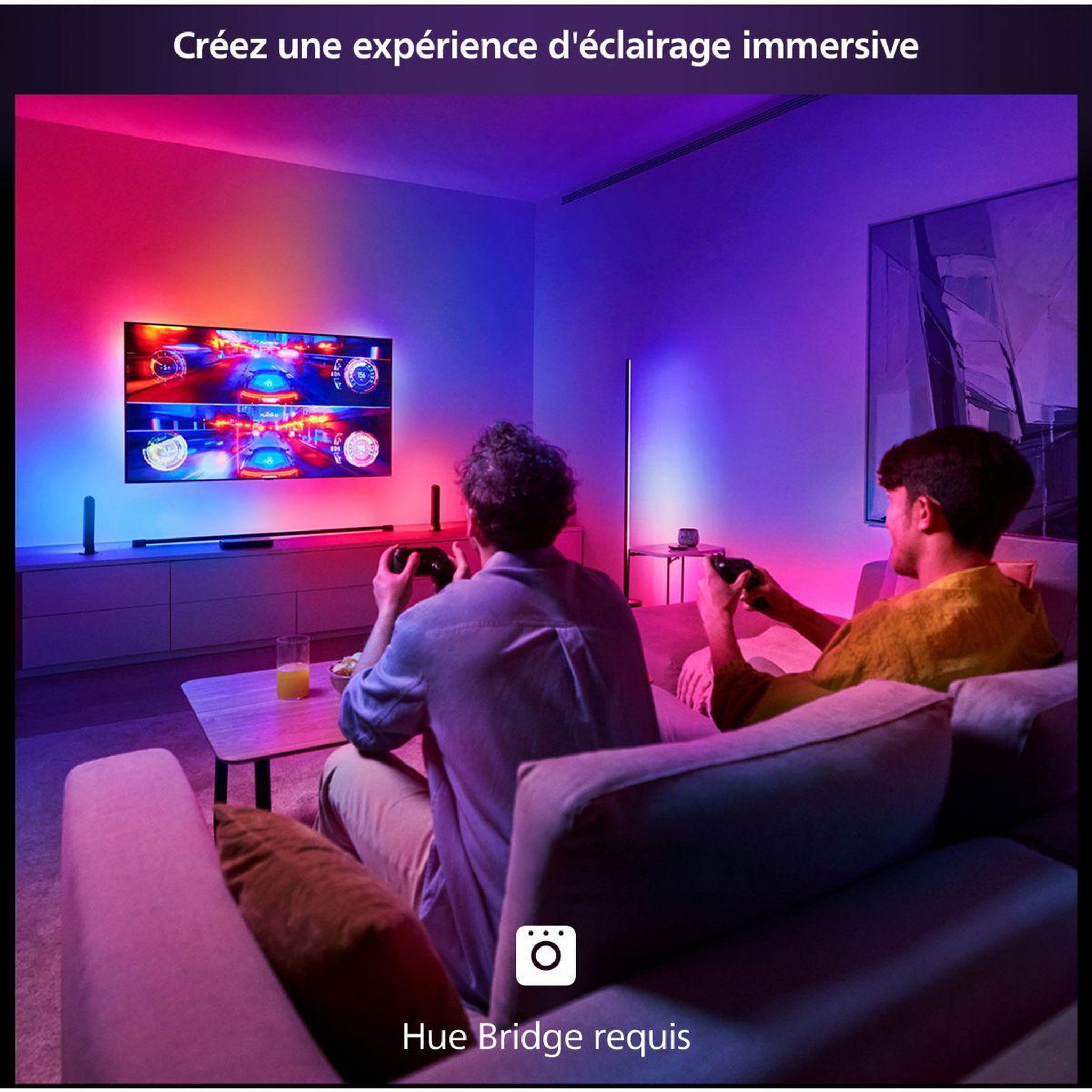 Voir la diapositive 2 : PHILIPS HUE Boîtier de synchronisation play hdmi sync box 8k