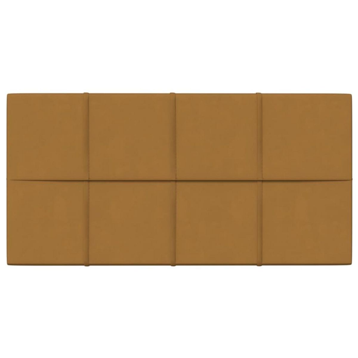 VIDAXL Panneaux muraux 12 pcs Marron 60x30 cm Velours 2,16 m^2