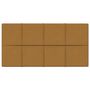 Voir la diapositive 3 : VIDAXL Panneaux muraux 12 pcs Marron 60x30 cm Velours 2,16 m^2