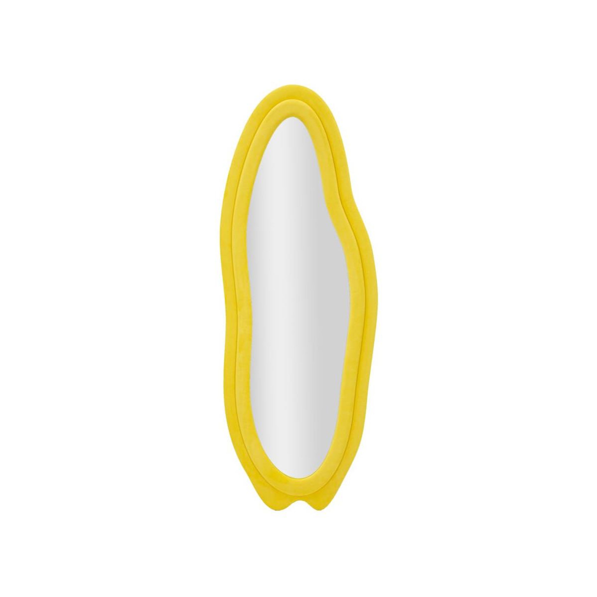 Paris Prix Miroir Mural en Velours  Chanel  160cm Jaune