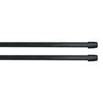 Paris Prix Lot de 2 Tringles Extensibles  Lio  100-140cm Anthracite
